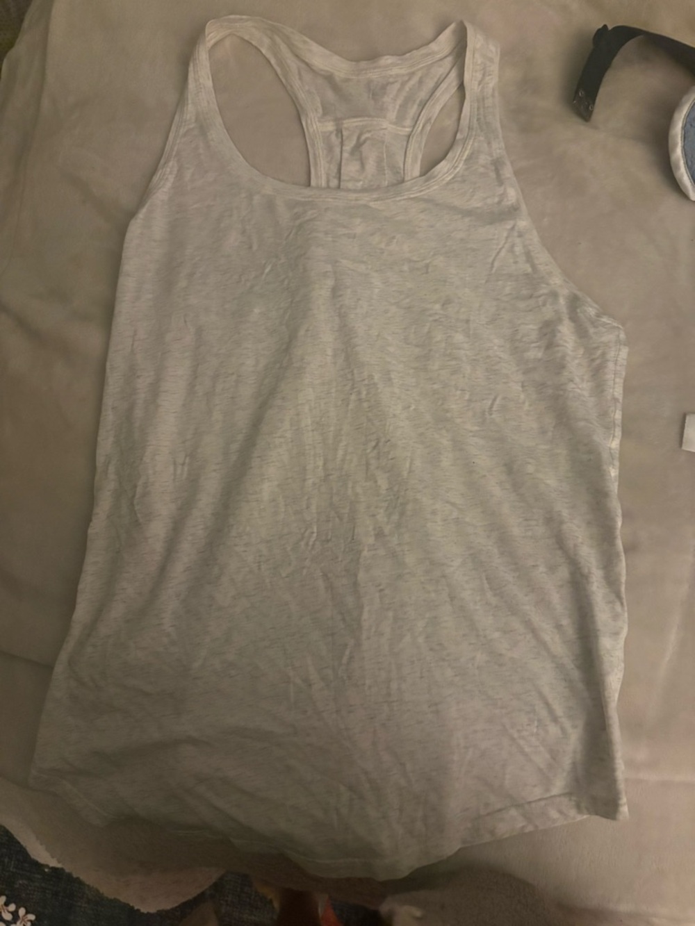 lululemon athletica Light Grey Racerback Tank